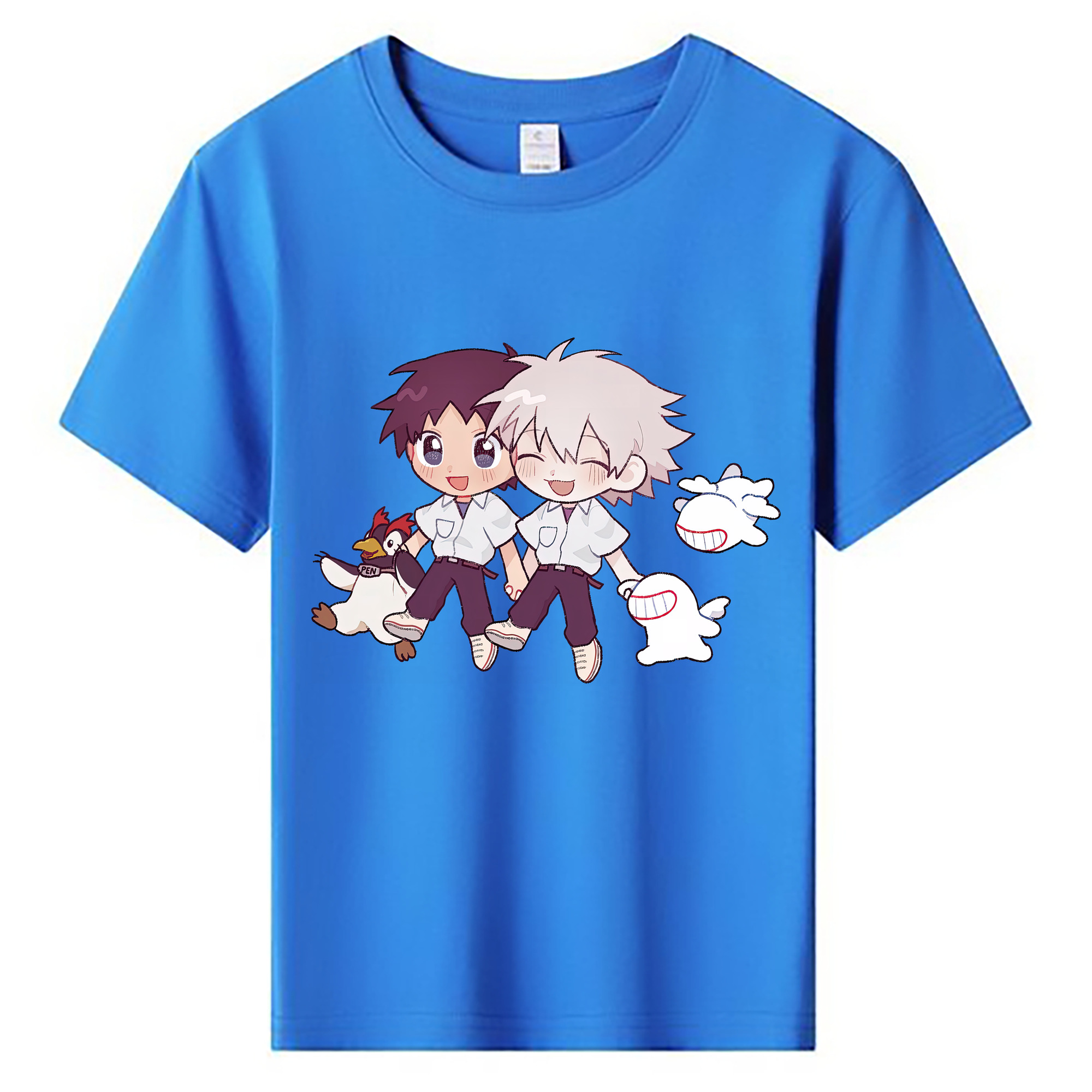 （画像用） EVA 新世紀エヴァンゲリオン 綿100％キッズTシャツ（フロントプリント）